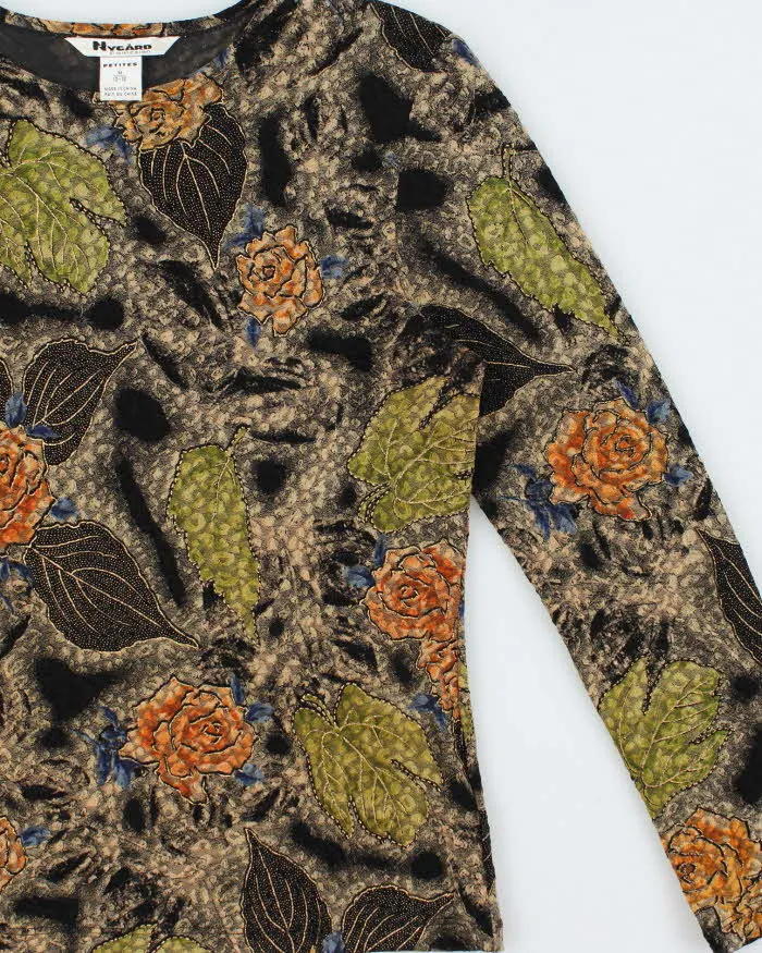 Vintage 90s Nygard Floral Top - M sold by Rokit product image thumbnail 3