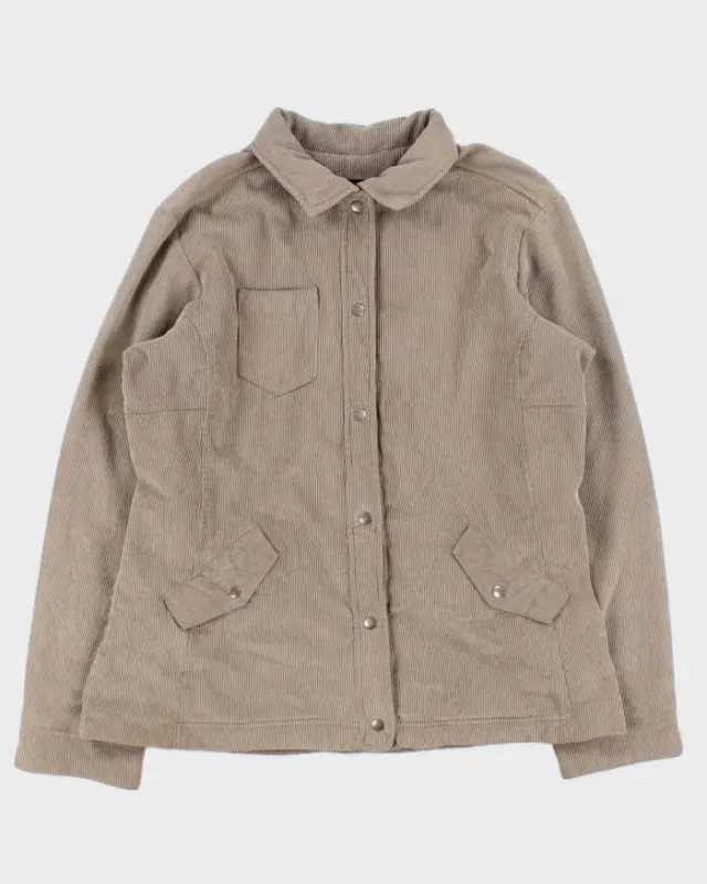 Vintage 90s Patagonia Fleece Lined Corduroy Jacket - XL made by Patagonia