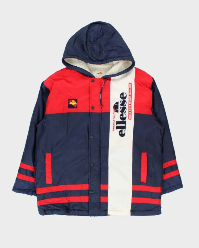 Vintage 80s 90s Ellesse Jaspo Lined Hooded Jacket - L sold by Rokit