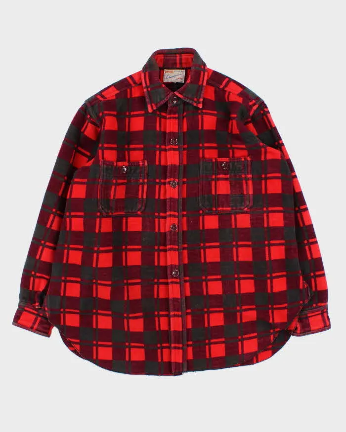 Vintage 60s Champion Heavyweight Flannel Shirt - M sold by Rokit