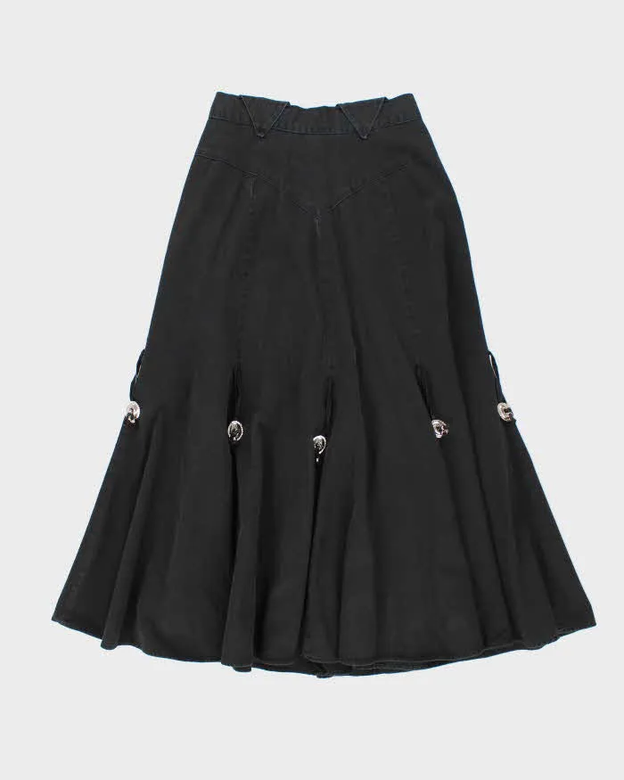 Vintage 80s 90s Circle T By Marilyn Lenox Western Style Skirt - XS sold by Rokit