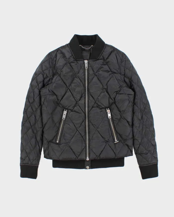 Vintage Y2K 00s Diesel Women's Quilted Puffer Bomber Jacket - XS sold by Rokit