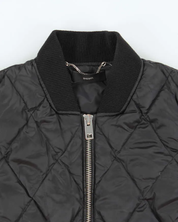 Vintage Y2K 00s Diesel Women's Quilted Puffer Bomber Jacket - XS sold by Rokit product image thumbnail 5