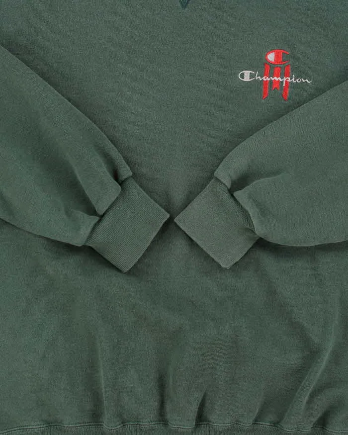 Vintage 1990s Champion Embroidered Crewneck Sweatshirt - L sold by Rokit product image thumbnail 4