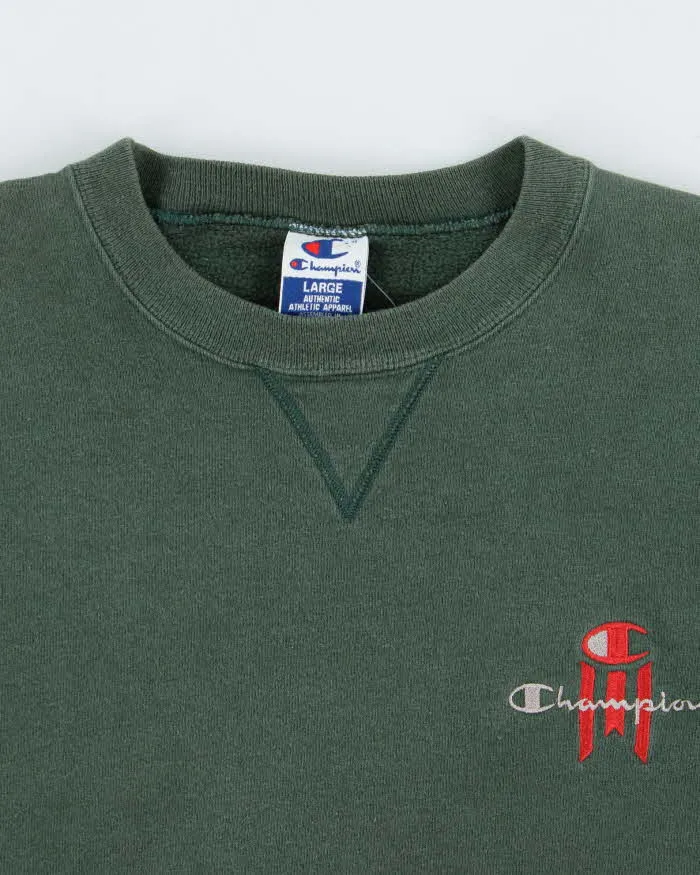 Vintage 1990s Champion Embroidered Crewneck Sweatshirt - L sold by Rokit product image thumbnail 5
