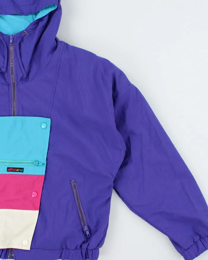 Vintage 80s Karahu Shoulder Pad Windbreaker - M sold by Rokit product image thumbnail 3