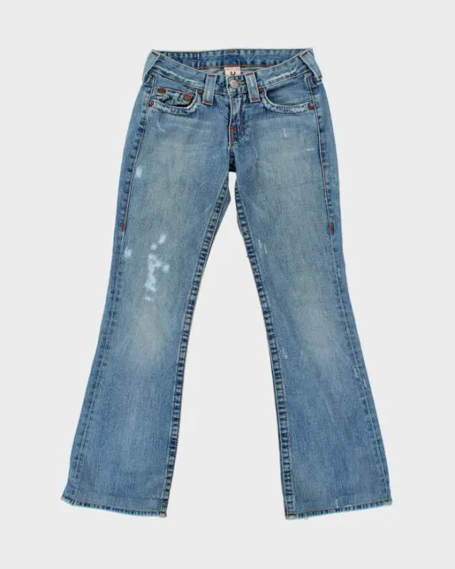 Vintage Y2k 00s True Religion Distressed Bootcut Jeans - W26 L30 made by True Religion