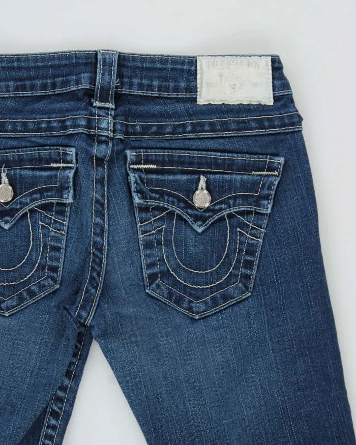 Vintage Y2k 00s True Religion Diamonte Detail Skinny Jeans - W26 L34 sold by Rokit product image thumbnail 4