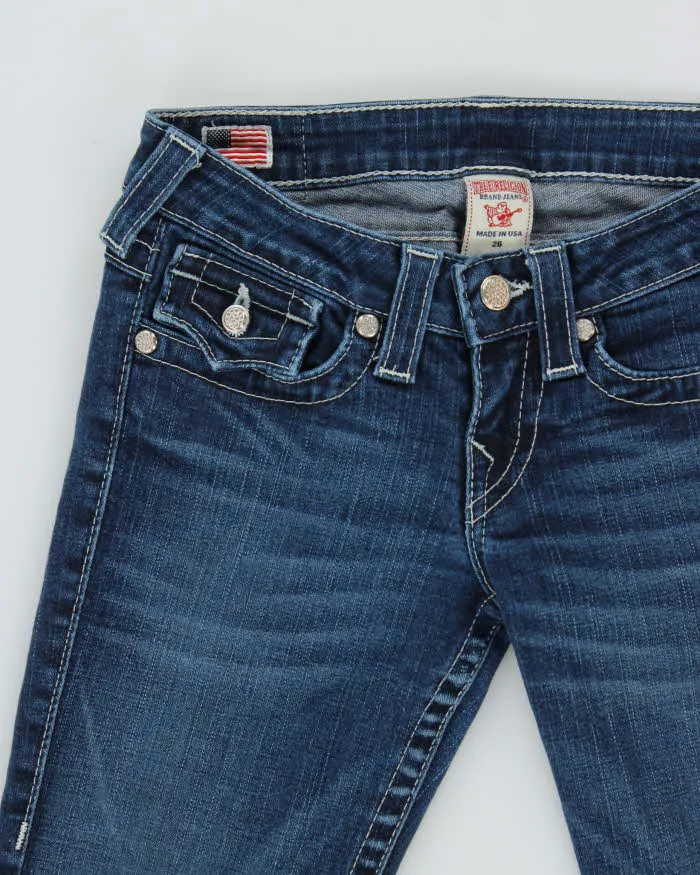 Vintage Y2k 00s True Religion Diamonte Detail Skinny Jeans - W26 L34 sold by Rokit product image thumbnail 3