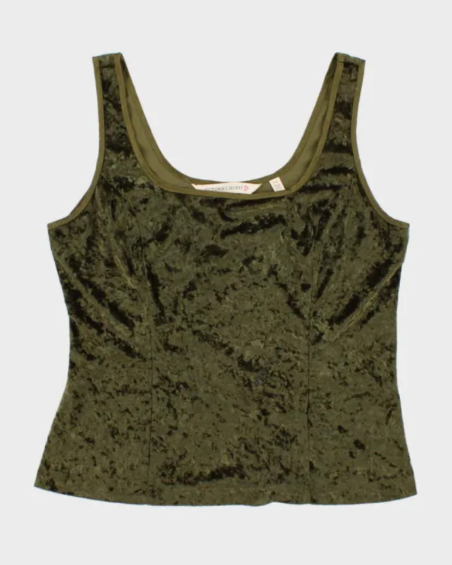 Vintage 90s/00s Victoria's Secret Velvet Cami - L sold by Rokit