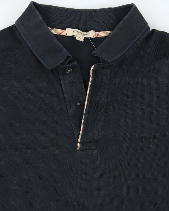 Vintage 00s Burberry Nova Check Trim Short Sleeve Polo Shirt - L sold by Rokit product image thumbnail 4