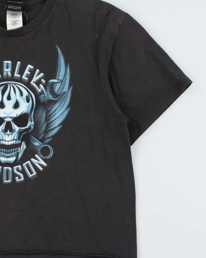Vintage Harley Davidson Barnes Victoria Cropped Crewneck T-Shirt - L sold by Rokit product image thumbnail 3
