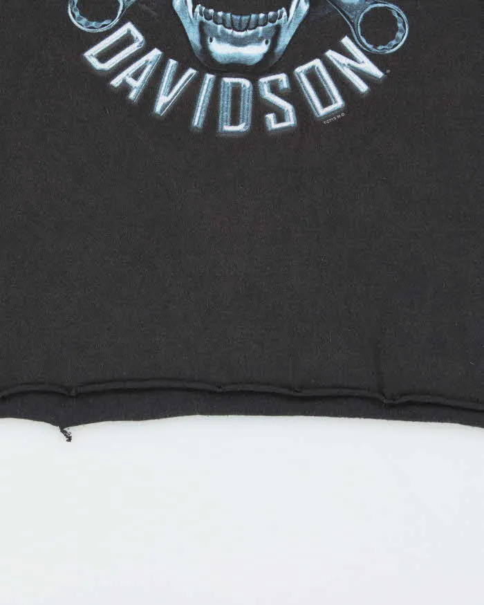 Vintage Harley Davidson Barnes Victoria Cropped Crewneck T-Shirt - L sold by Rokit product image thumbnail 5