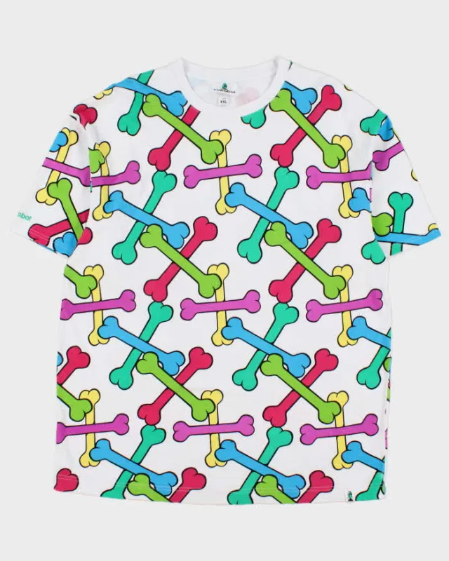 Vintage Kidrobot Limited Edition Bones Heavyweight Crewneck T-Shirt - XXL made by Rokit