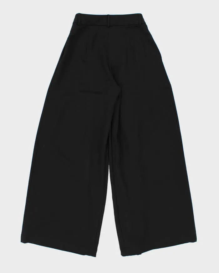 Vintage Pink Martini Women's Pleated Ultra Wide Leg Flared Trousers - W24 L30 sold by Rokit product image thumbnail 2