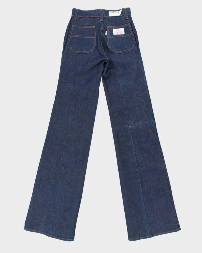 DSWT Vintage 1970s Levi's Raw Denim Women's High Waisted Flared Bell Bottom Jeans - W26 L35 sold by Rokit product image thumbnail 2