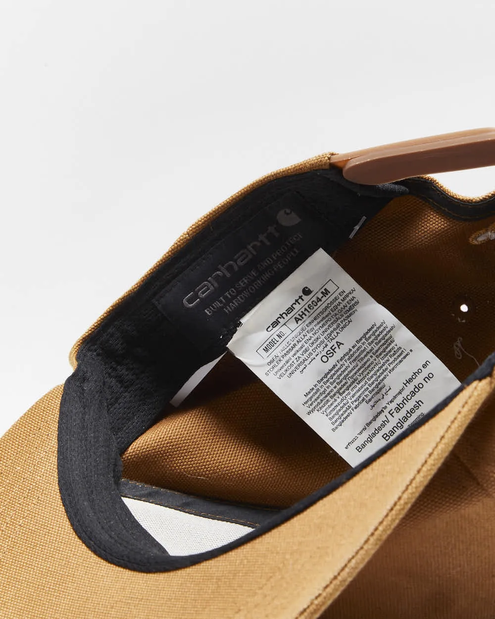 Vintage Carhartt Tan Snapback Cap - OS sold by Rokit product image thumbnail 4