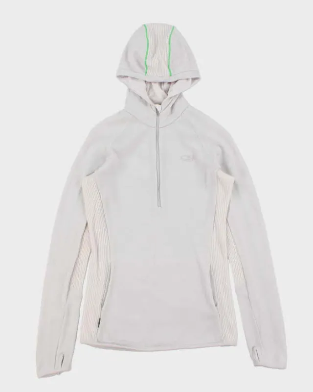 Vintage Icebreaker Merino Wool Women's Half-Zip Knit Hoodie - M sold by Rokit