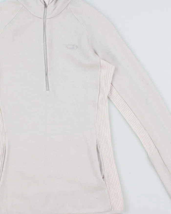 Vintage Icebreaker Merino Wool Women's Half-Zip Knit Hoodie - M sold by Rokit product image thumbnail 3