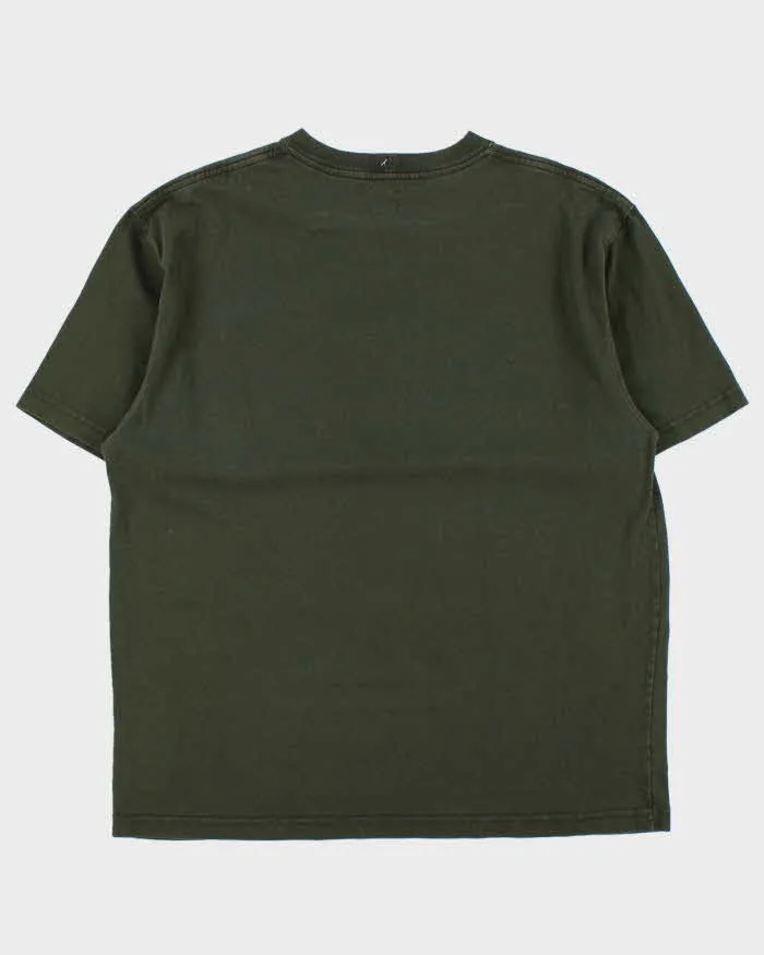 Vintage Carhartt Khaki Heavyweight Crewneck Pocket T-Shirt - L sold by Rokit product image thumbnail 2