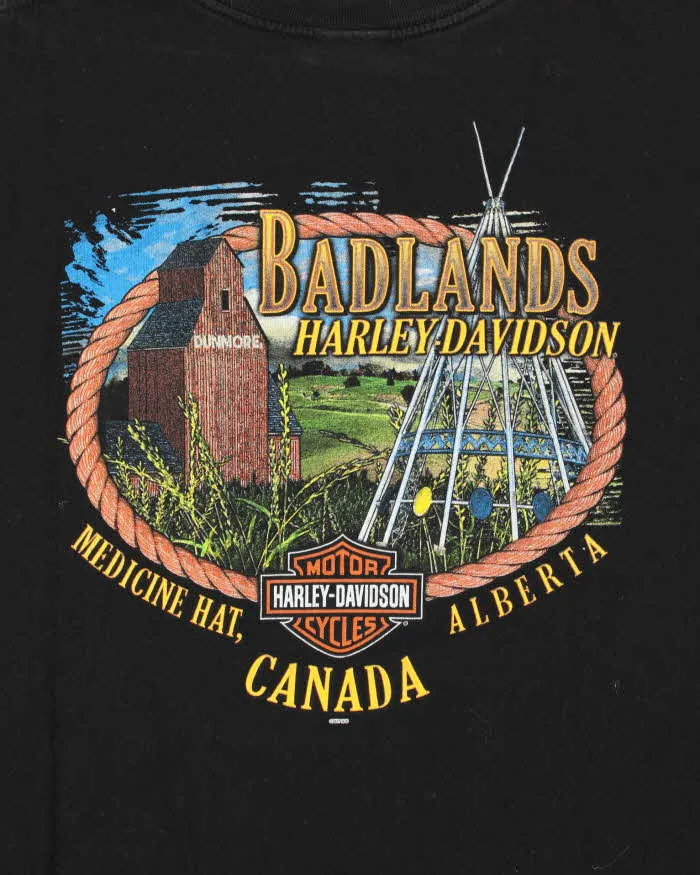 Vintage Harley Davidson Badlands Alberta Crewneck T-Shirt - XXL sold by Rokit product image thumbnail 4
