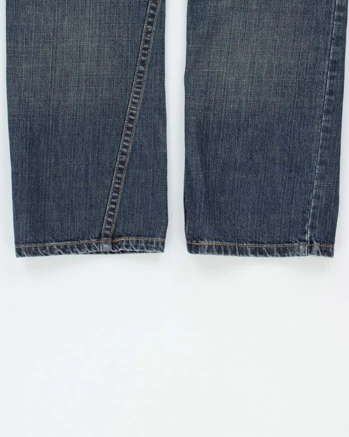 Vintage Y2K 00s Levi's Stone Wash Denim Slim Straight Leg Jeans - W34 L32 sold by Rokit product image thumbnail 5