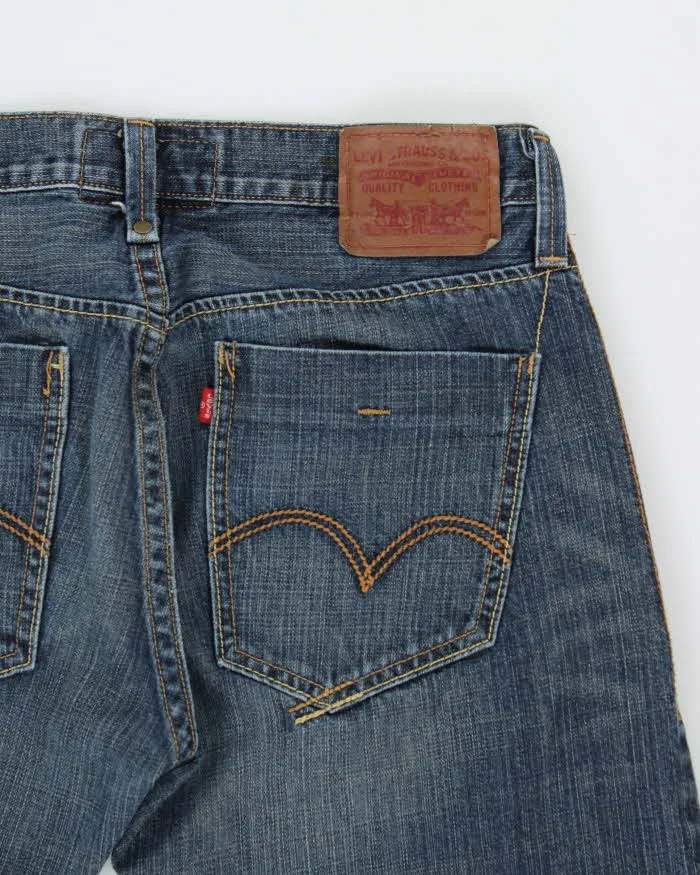Vintage Y2K 00s Levi's Stone Wash Denim Slim Straight Leg Jeans - W34 L32 sold by Rokit product image thumbnail 4