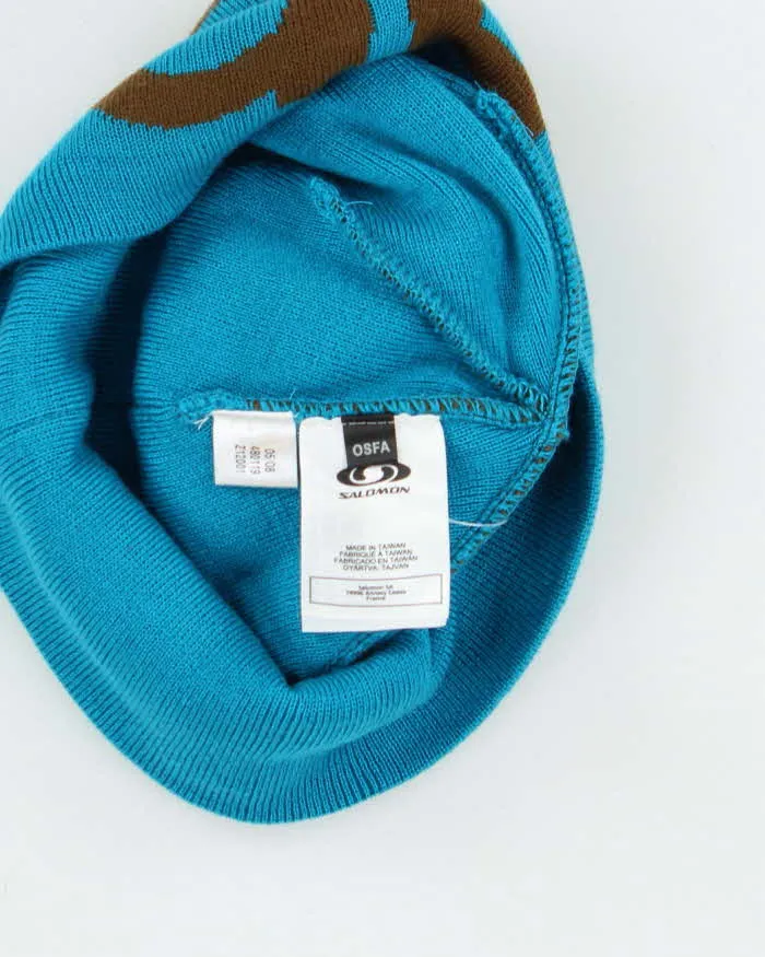 Vintage Salomon Two-Tone Spell-Out Skull Cap Beanie - OS sold by Rokit product image thumbnail 5