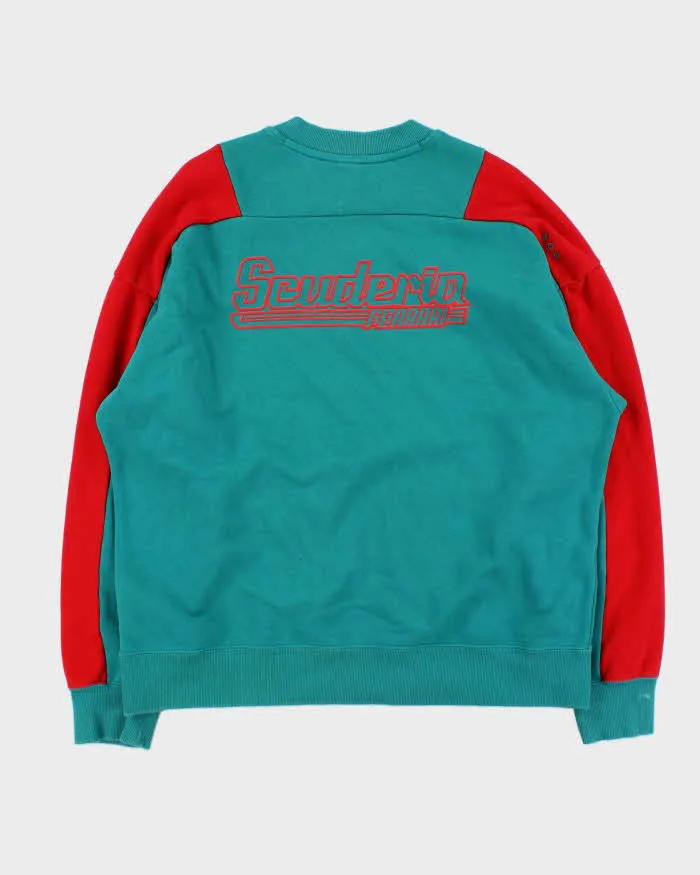 Vintage Ferrari x Puma 166mm Two-Tone Crewneck Sweatshirt - M sold by Rokit product image thumbnail 2