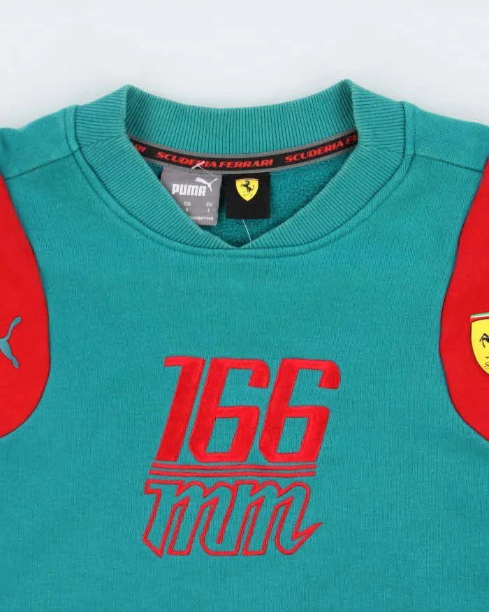 Vintage Ferrari x Puma 166mm Two-Tone Crewneck Sweatshirt - M sold by Rokit product image thumbnail 5
