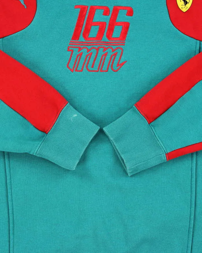 Vintage Ferrari x Puma 166mm Two-Tone Crewneck Sweatshirt - M sold by Rokit product image thumbnail 4
