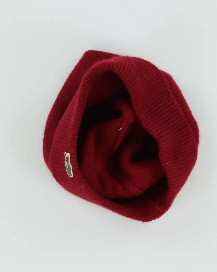 Vintage Y2K 00s Lacoste Merino Wool Beanie - OS sold by Rokit product image thumbnail 5