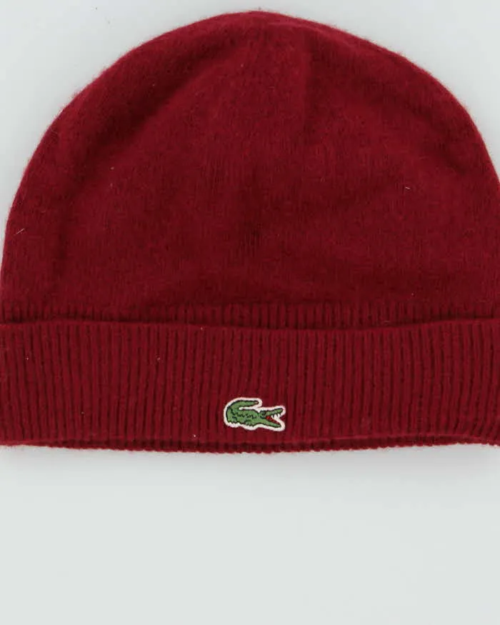 Vintage Y2K 00s Lacoste Merino Wool Beanie - OS sold by Rokit product image thumbnail 3