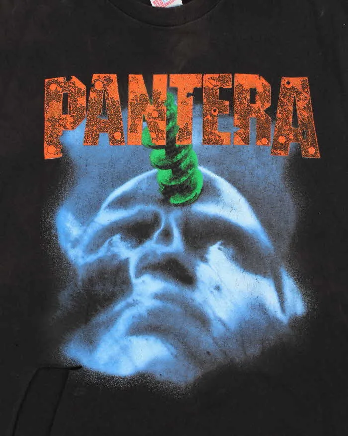 Vintage 1994 Pantera 'Far Beyond Driven' Tour Hanes Ultraweight Distressed Sleeveless Single Stitch Crewneck T-Shirt - XL sold by Rokit product image thumbnail 3