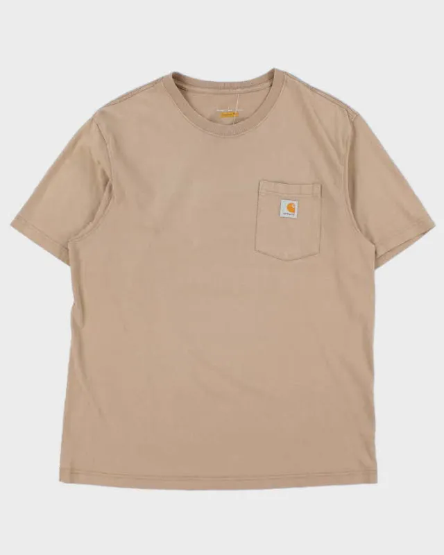 Vintage Carhartt Heavyweight Original Fit Crewneck Pocket T-Shirt - L sold by Rokit