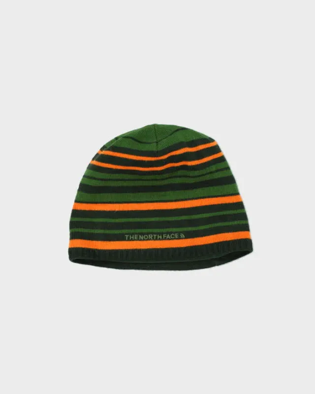 Vintage The North Face Striped Skull Cap Beanie - OS sold by Rokit