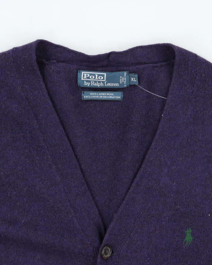 Vintage Y2K 00s Polo Ralph Lauren Lambswool Cardigan - XL sold by Rokit product image thumbnail 5