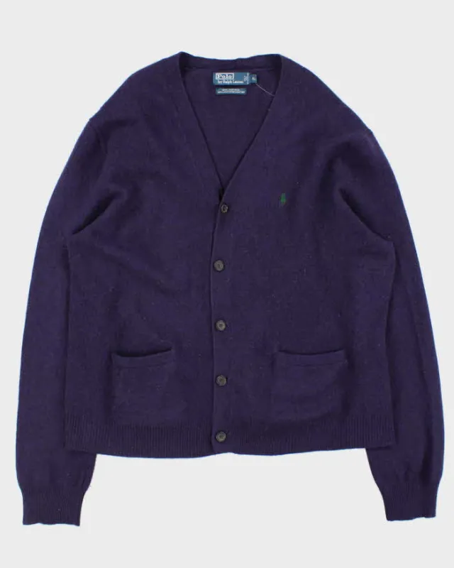 Vintage Y2K 00s Polo Ralph Lauren Lambswool Cardigan - XL sold by Rokit
