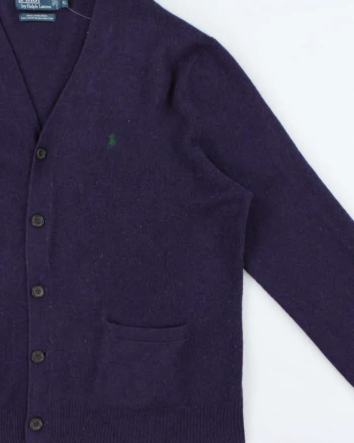 Vintage Y2K 00s Polo Ralph Lauren Lambswool Cardigan - XL sold by Rokit product image thumbnail 3