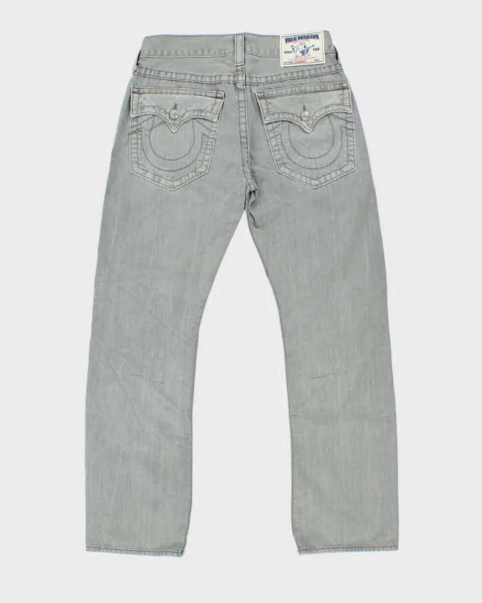 Vintage True Religion Flap Straight Leg Jeans - W34 L33 sold by Rokit product image thumbnail 2