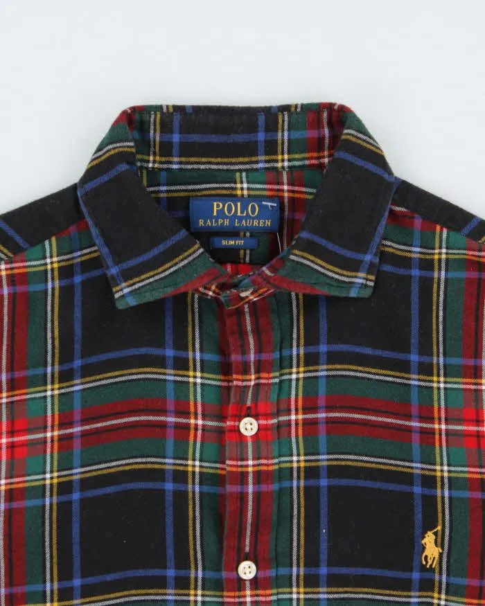 Vintage Polo Ralph Lauren Tartan Long Sleeve Flannel Shirt - M sold by Rokit product image thumbnail 5