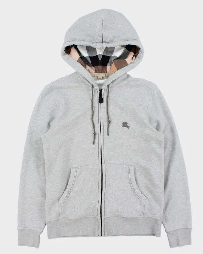 Vintage Y2K 00s Burberry Brit Nova Check Lined Heavyweight Full-Zip Hoodie - L sold by Rokit