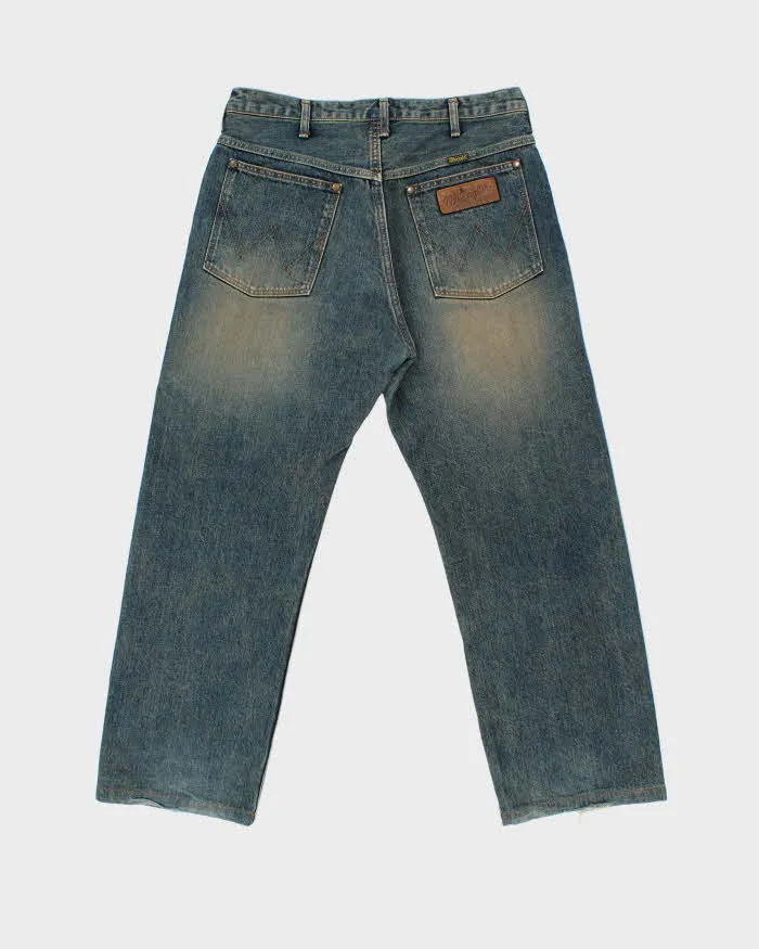 Vintage Y2K 00s Wrangler Japanese Selvedge Denim Straight Leg Jeans - W34 L28 sold by Rokit product image thumbnail 2