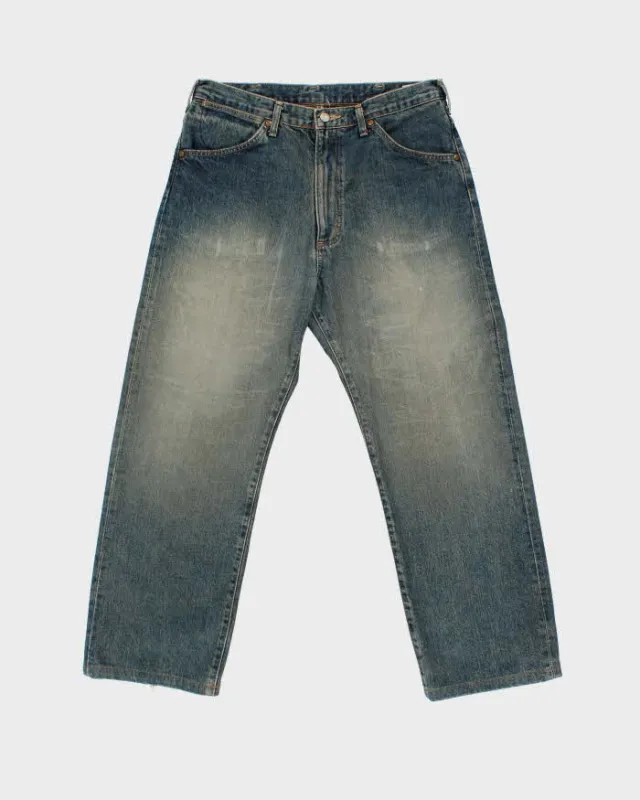 Vintage Y2K 00s Wrangler Japanese Selvedge Denim Straight Leg Jeans - W34 L28 sold by Rokit