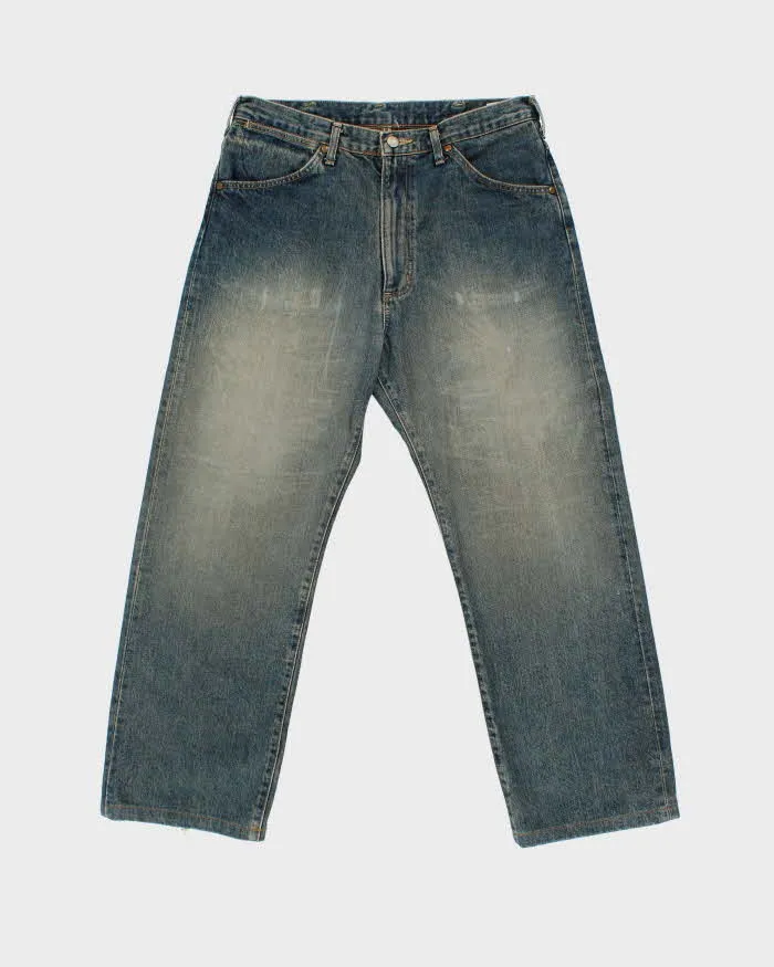 Vintage Y2K 00s Wrangler Japanese Selvedge Denim Straight Leg Jeans - W34 L28 sold by Rokit
