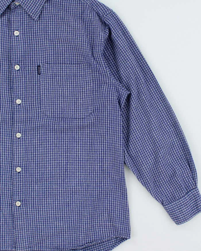 Vintage 1990s Guess Jeans Checked Long Sleeve Flannel Shirt - L sold by Rokit product image thumbnail 3