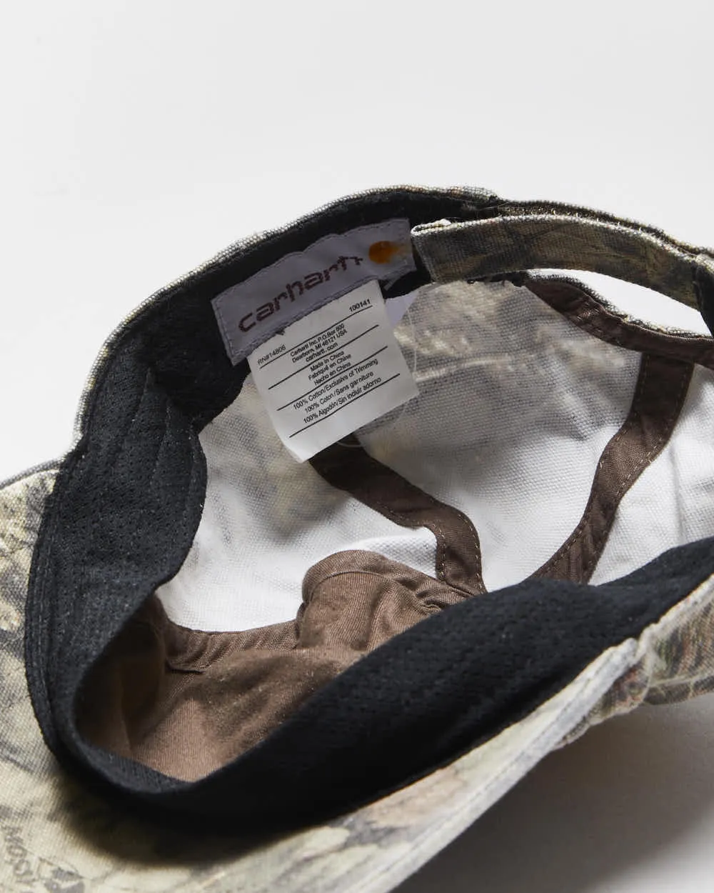 Vintage Carhartt Realtree Camo Velcro Baseball Cap - OS sold by Rokit product image thumbnail 4
