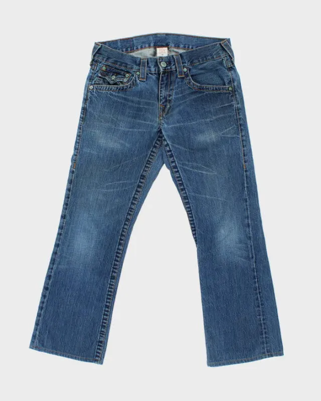 Vintage Y2K 00s True Religion Flap Pocket Denim Bootcut Jeans - W34 L30 sold by Rokit