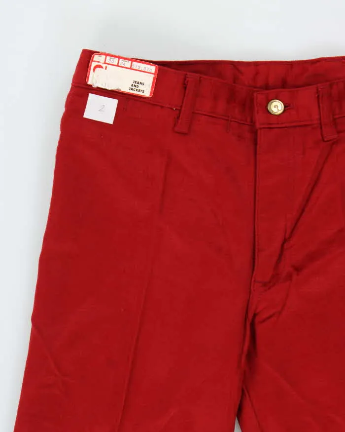 DSWT Vintage 1970s Glove Women's Moleskin Flared Trousers - W30 L34 sold by Rokit product image thumbnail 3