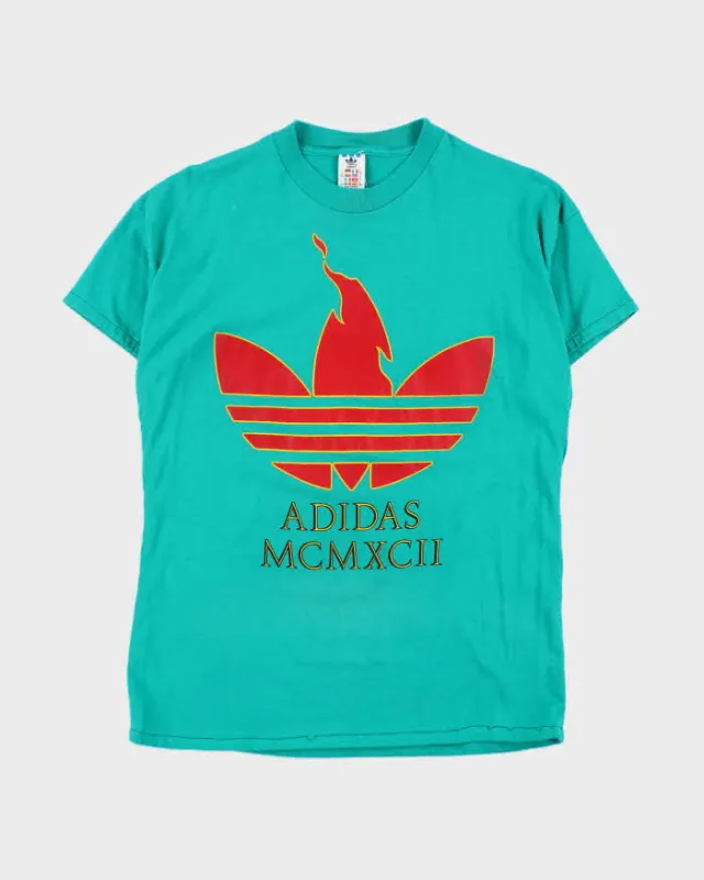 Vintage 1992 Adidas Originals Barcelona Olympics Crewneck T-Shirt - L sold by Rokit